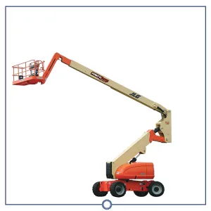 80' articulated boom lift