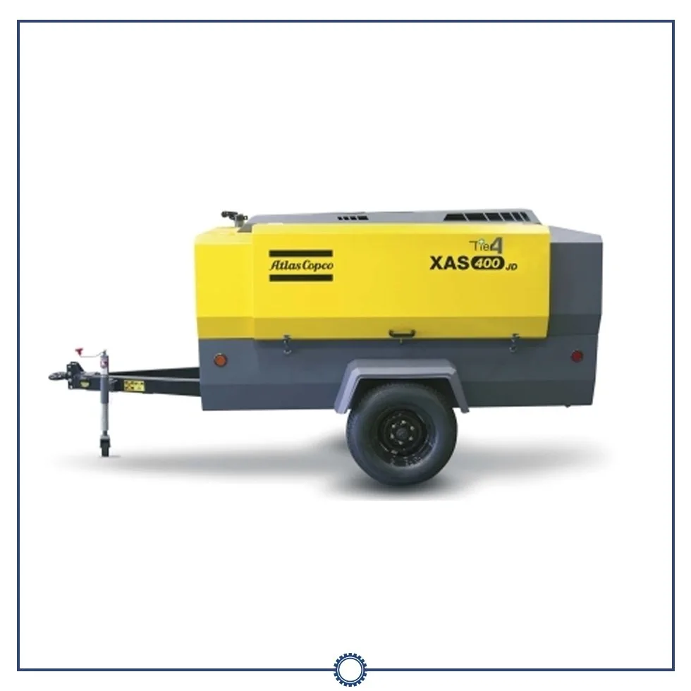350-400 CFM Towable Air Compressor