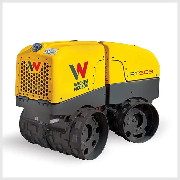 trench roller for rent at skyblack rentals