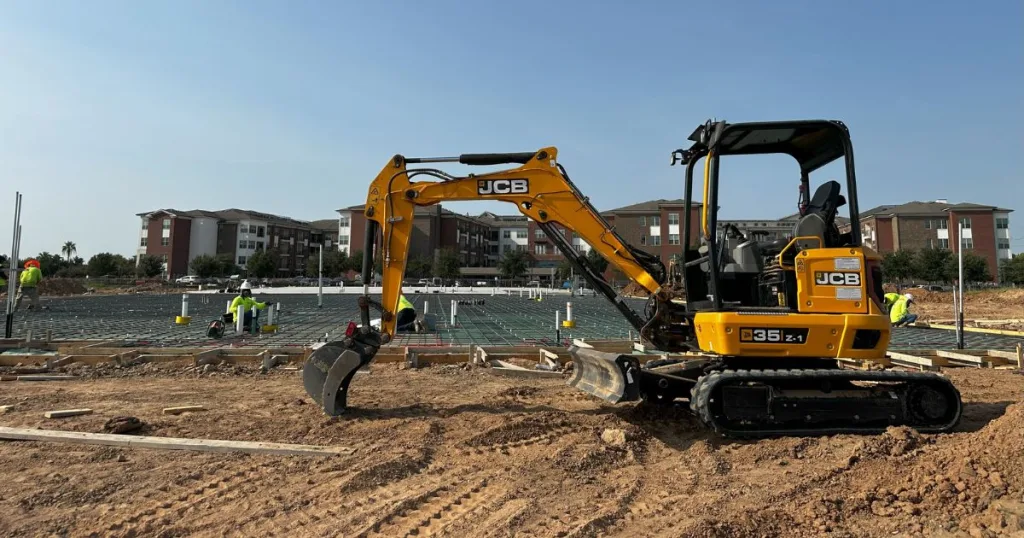 mini excavator applications