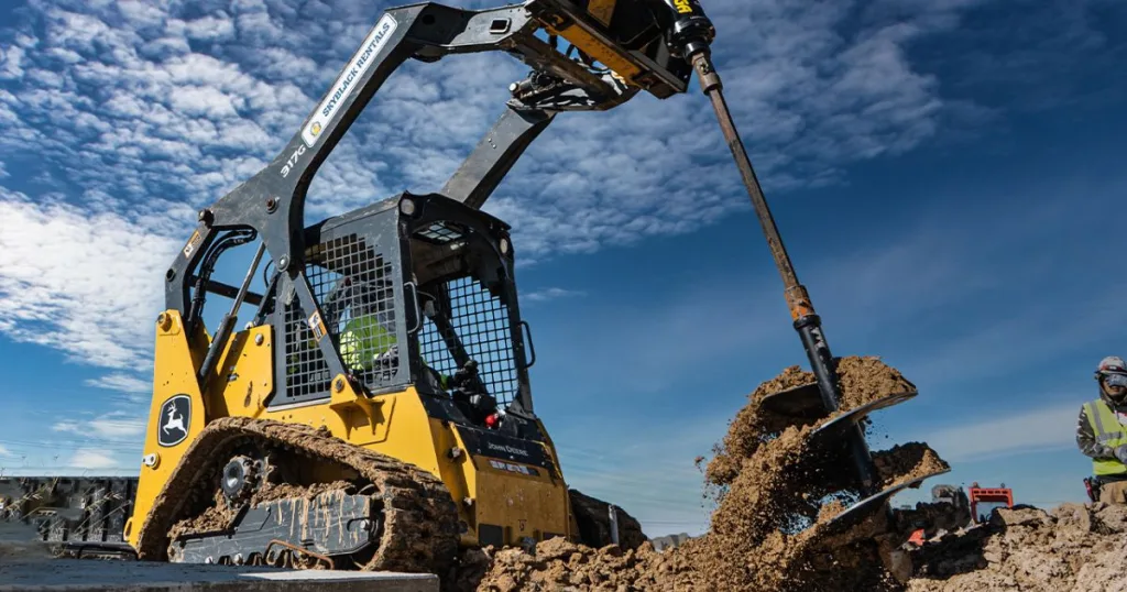 skid-steer-auger