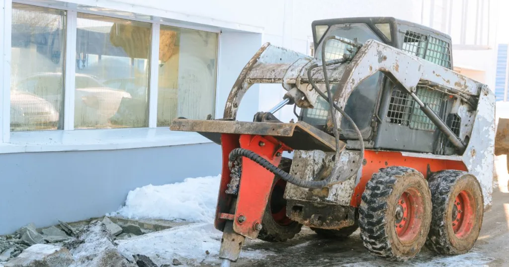 skid-steer-breaker safety