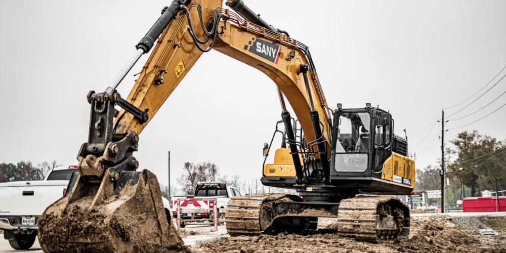 excavator rental in houston