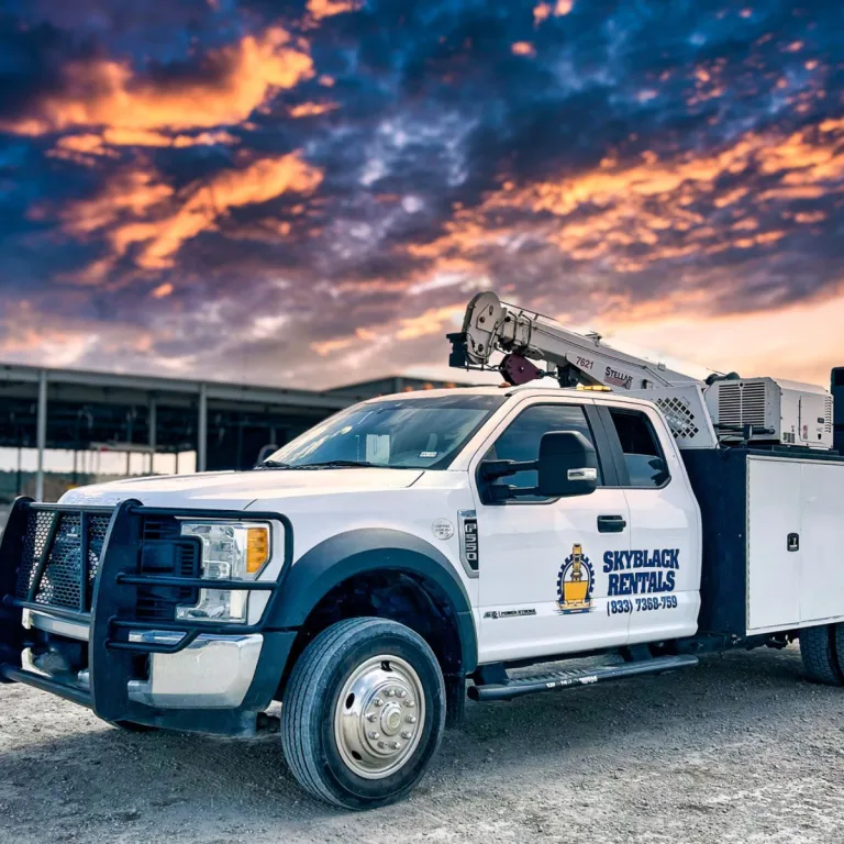 skyblack rentals mobile equipment service fleet