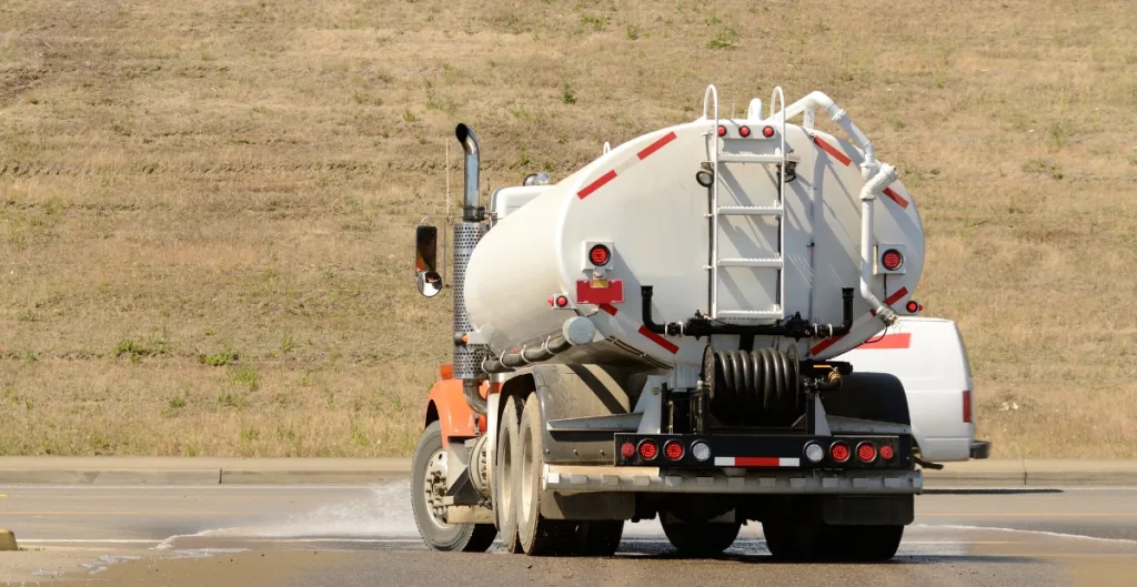 water trucks at skyblack rentals