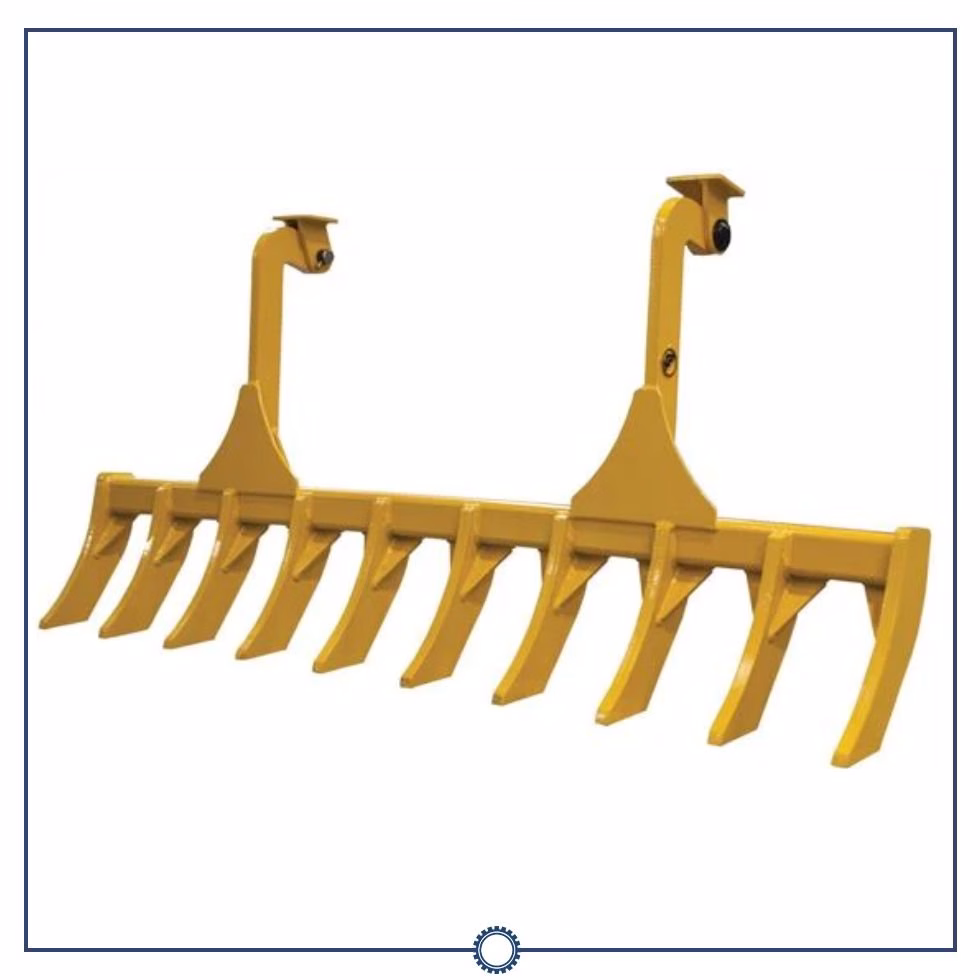 dozer root rake attachment