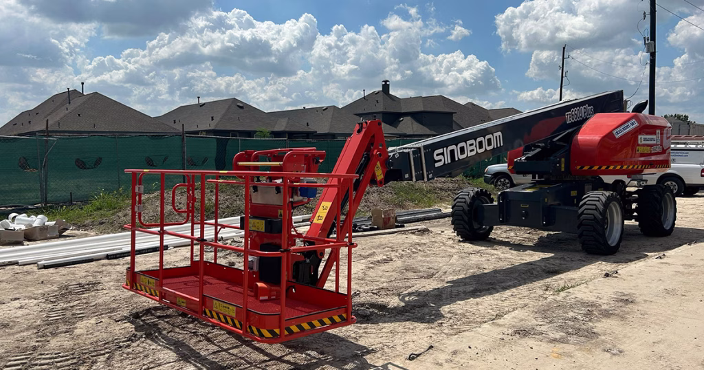 sinaboom tb660j plus boom lift for rent