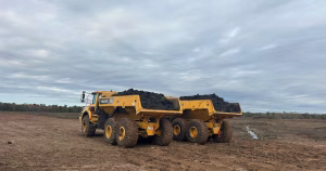 dump trucks rental at skyblack rentals