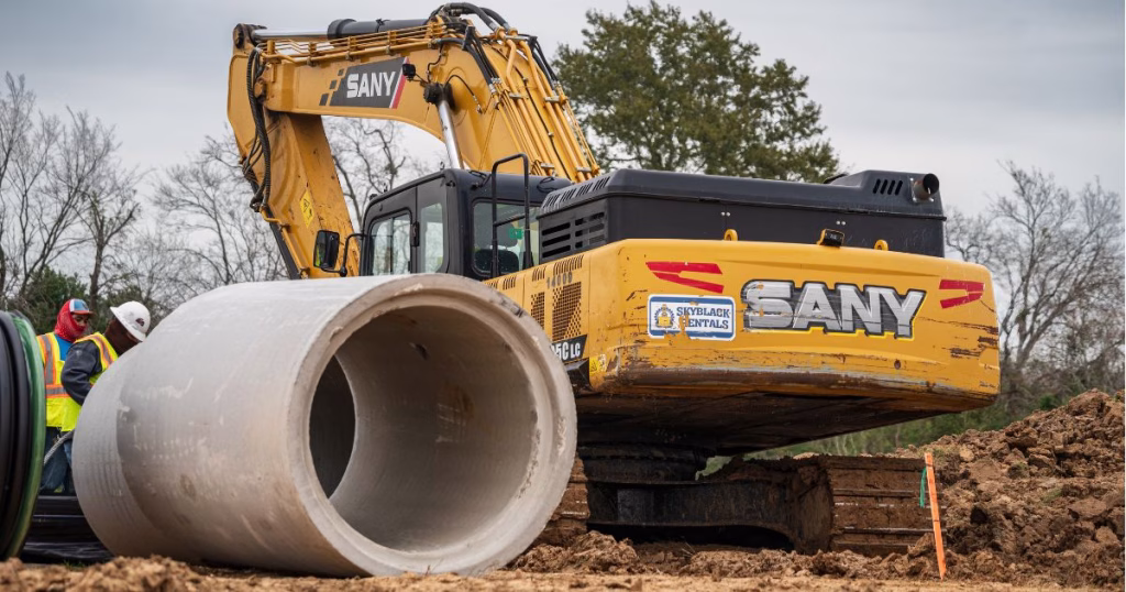 underground utility work