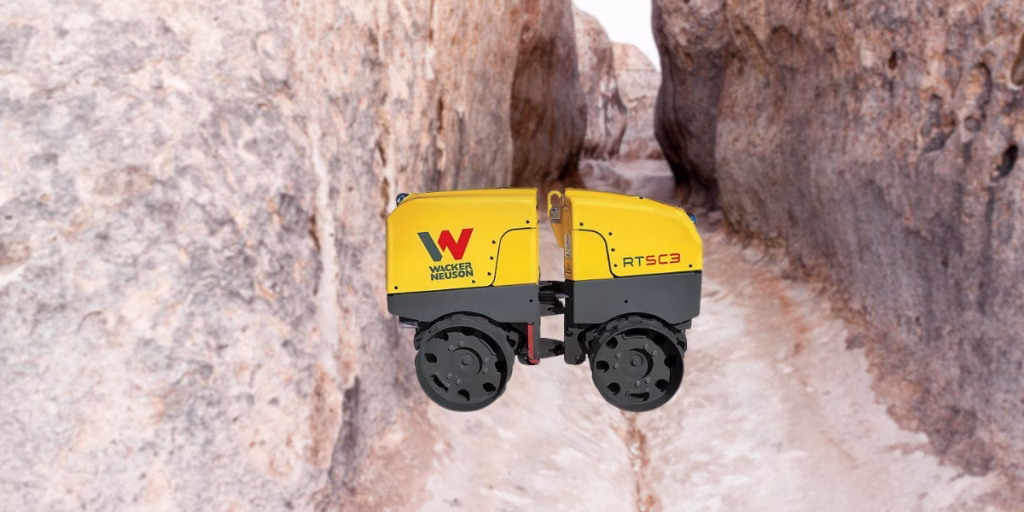 trench rollers for rent houston