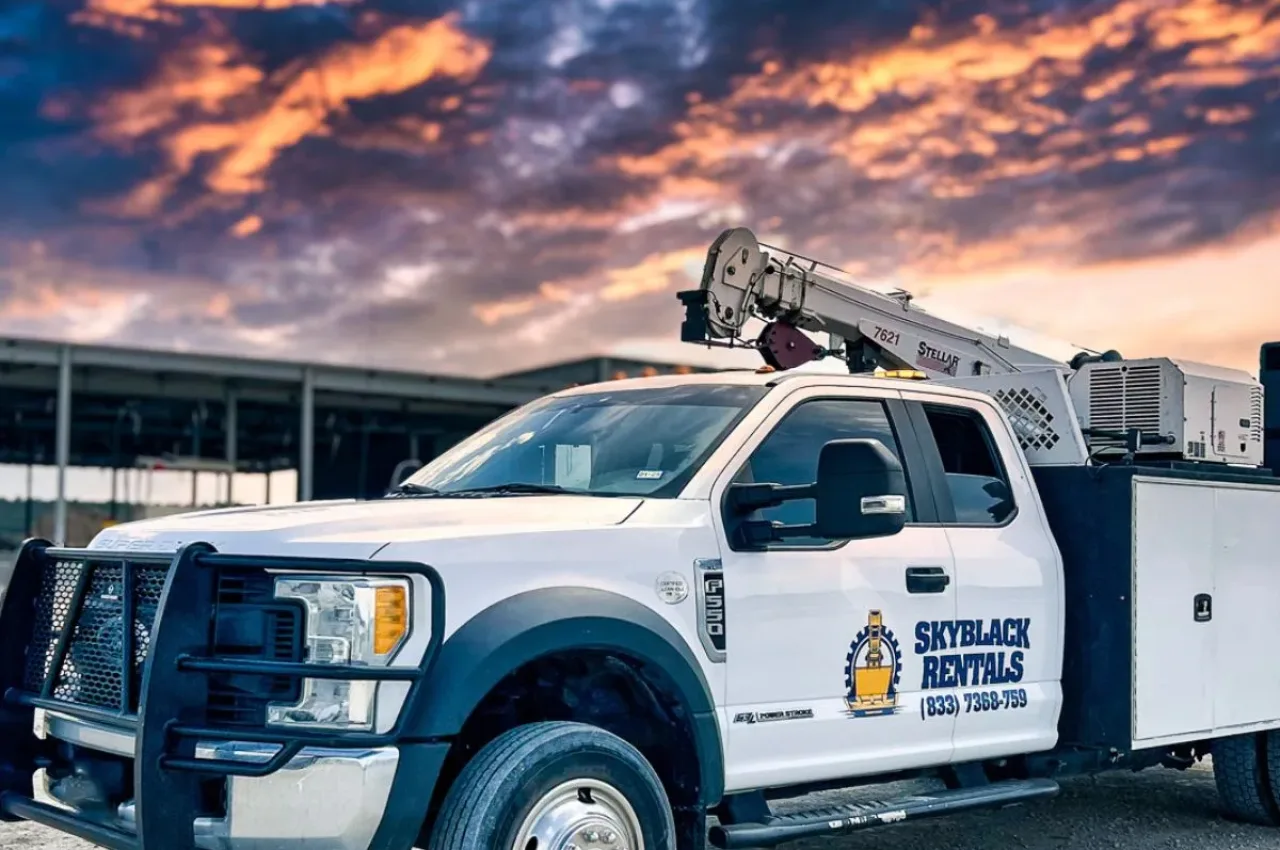 skyblack rentals mobile equipment service fleet